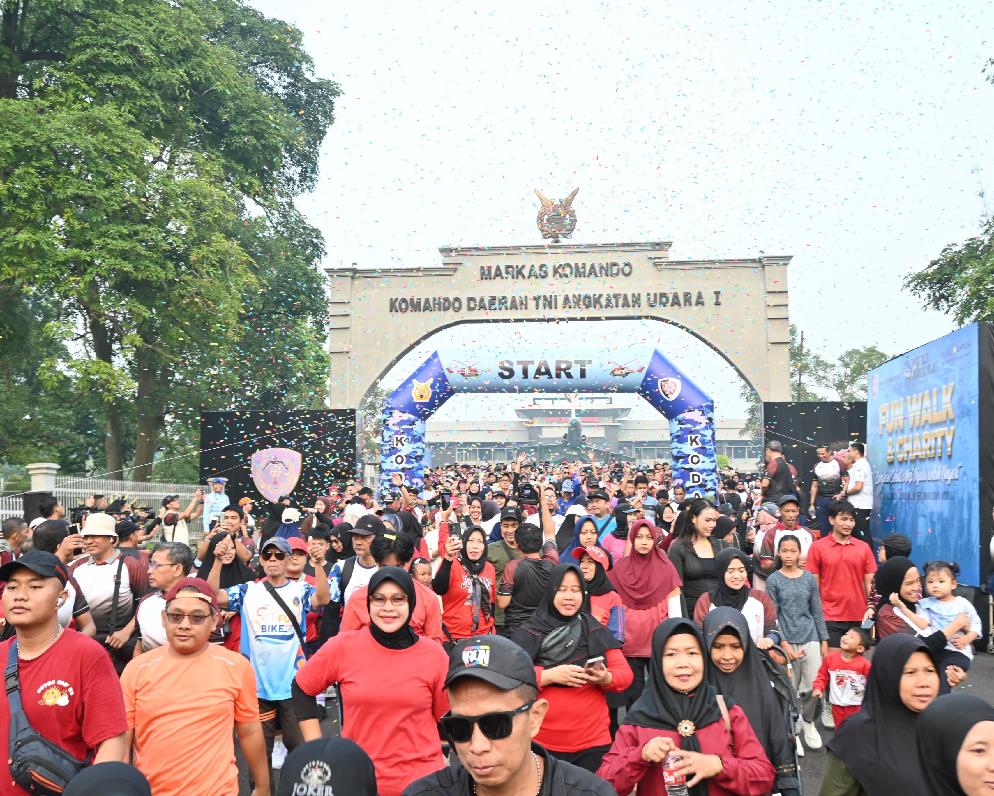 Menjelang Hari Bakti TNI AU Ke-79, Pangkodau I Sebut 'Fun Walk' Dan Charity Jadi Momen Dekatkan Diri ke Masyarakat