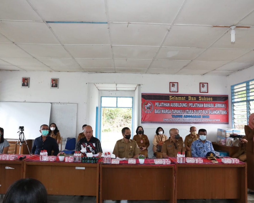 Bupati Tapanuli Utara Membuka Secara Resmi Pelatihan Ausbildung Demi Meningkatkan SDM Berkualitas