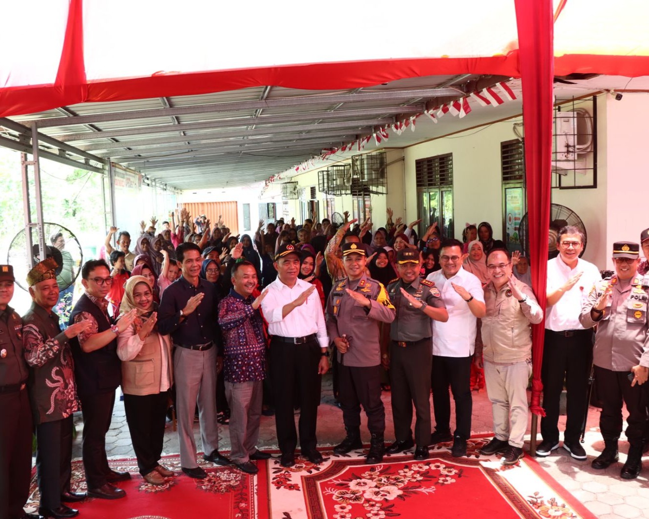 Polres Lakukan Pengamanan Kunjungan Kerja Menko PMK Ke Kabupaten Kampar
