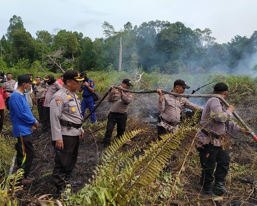 Dalam Mencegah Karhutla, Polda Riau Gunakan Teknologi, 'Dashboard Lancang Kuning', Untuk Mendeteksi atau Menentukan Titik Api