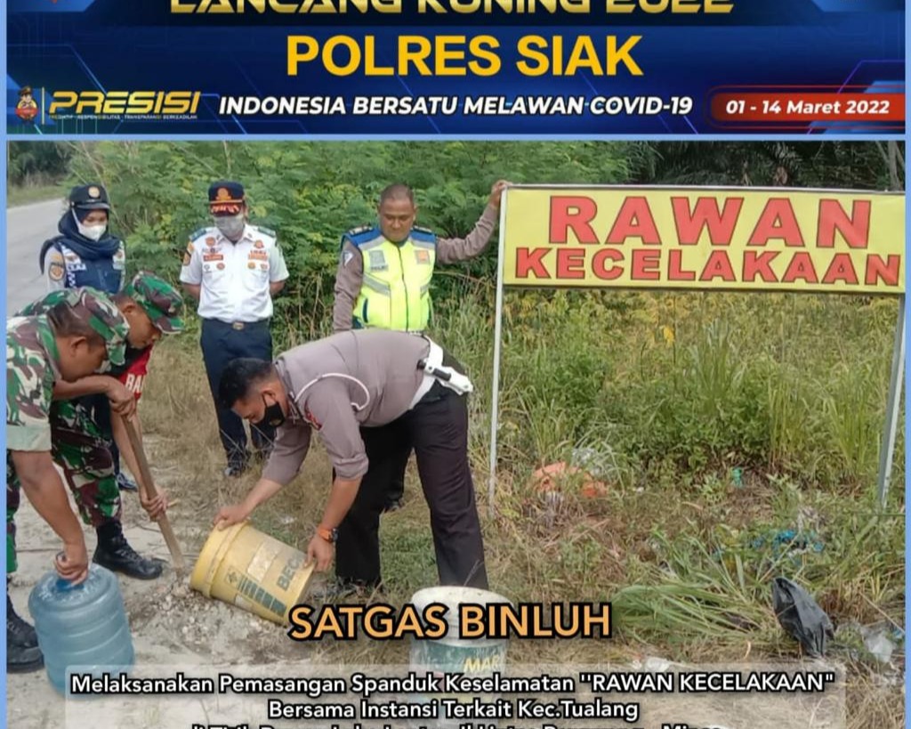 Ops Keselamatan Lancang Kuning Tahun 2022, Polres Siak Lebih Utamakan Himbauan Yang Mengedukasi Dan Humanis