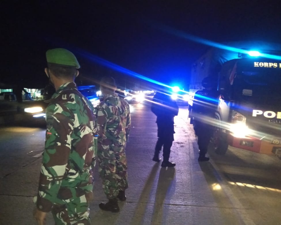 Dandim 0301/PBR Menghadiri Apel Gabungan dan Patroli TNI - Polri Dalam Rangka Cipta Kondisi Kota Pekanbaru di Mapolda Riau