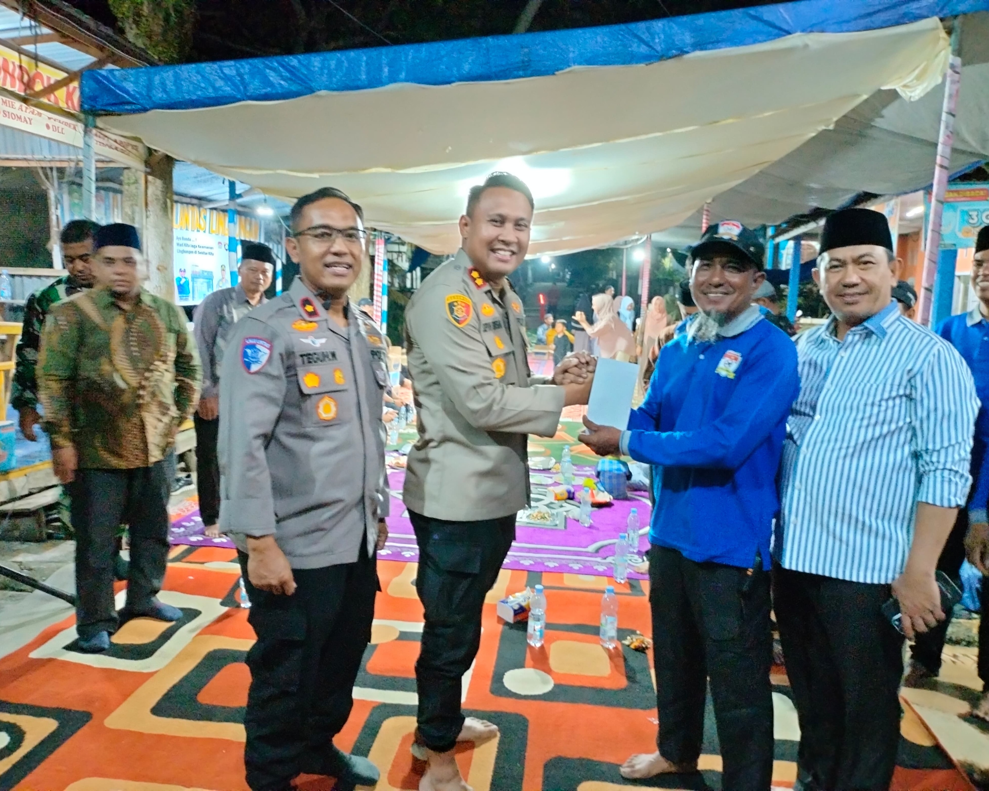 Kapolres Siak Resmikan Satkamling Lantas di Perawang Barat, Dorong Peran Aktif Warga Jaga Kamtibmas