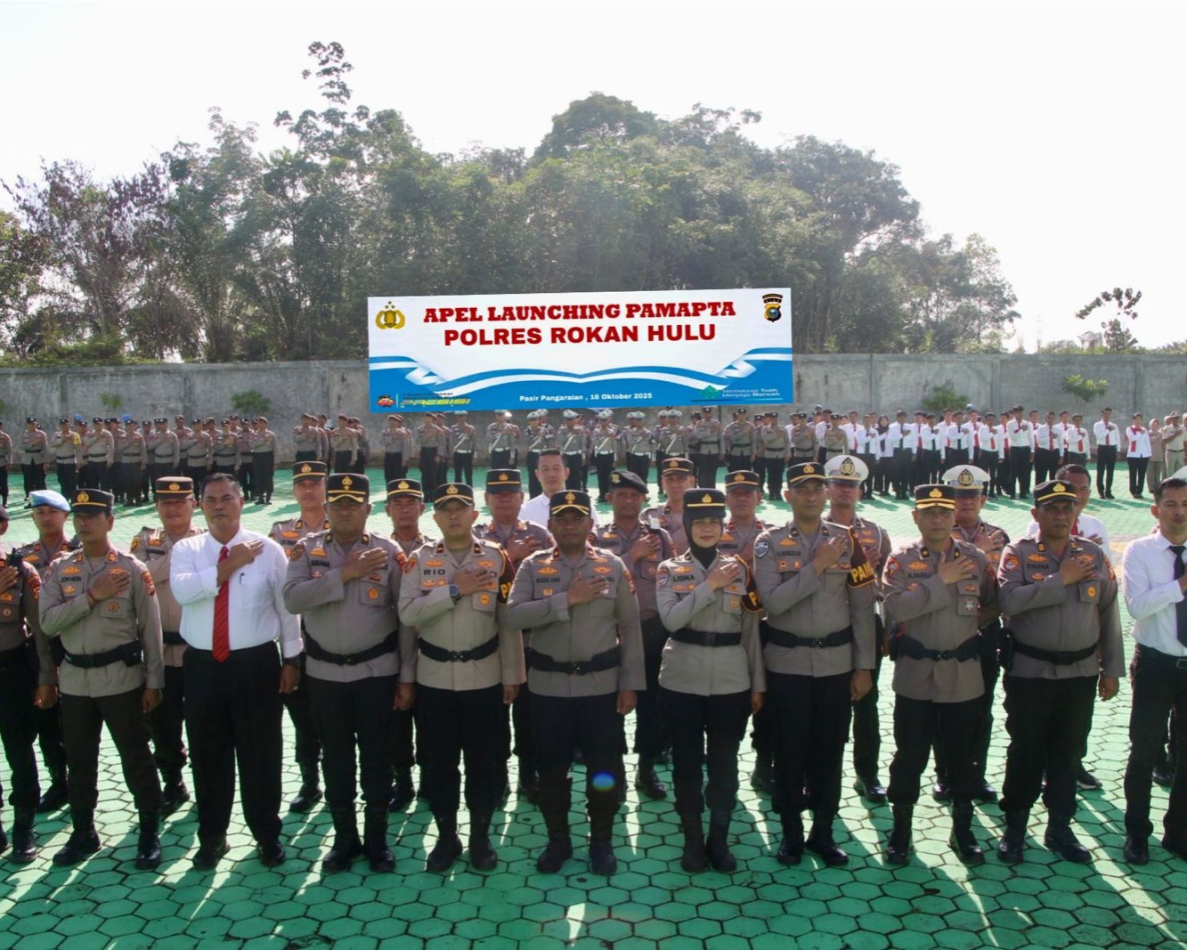 Polres Rokan Hulu Launching Pamapta 2025, Tanda Awal Pelayanan Polri yang Lebih Cepat dan Humanis