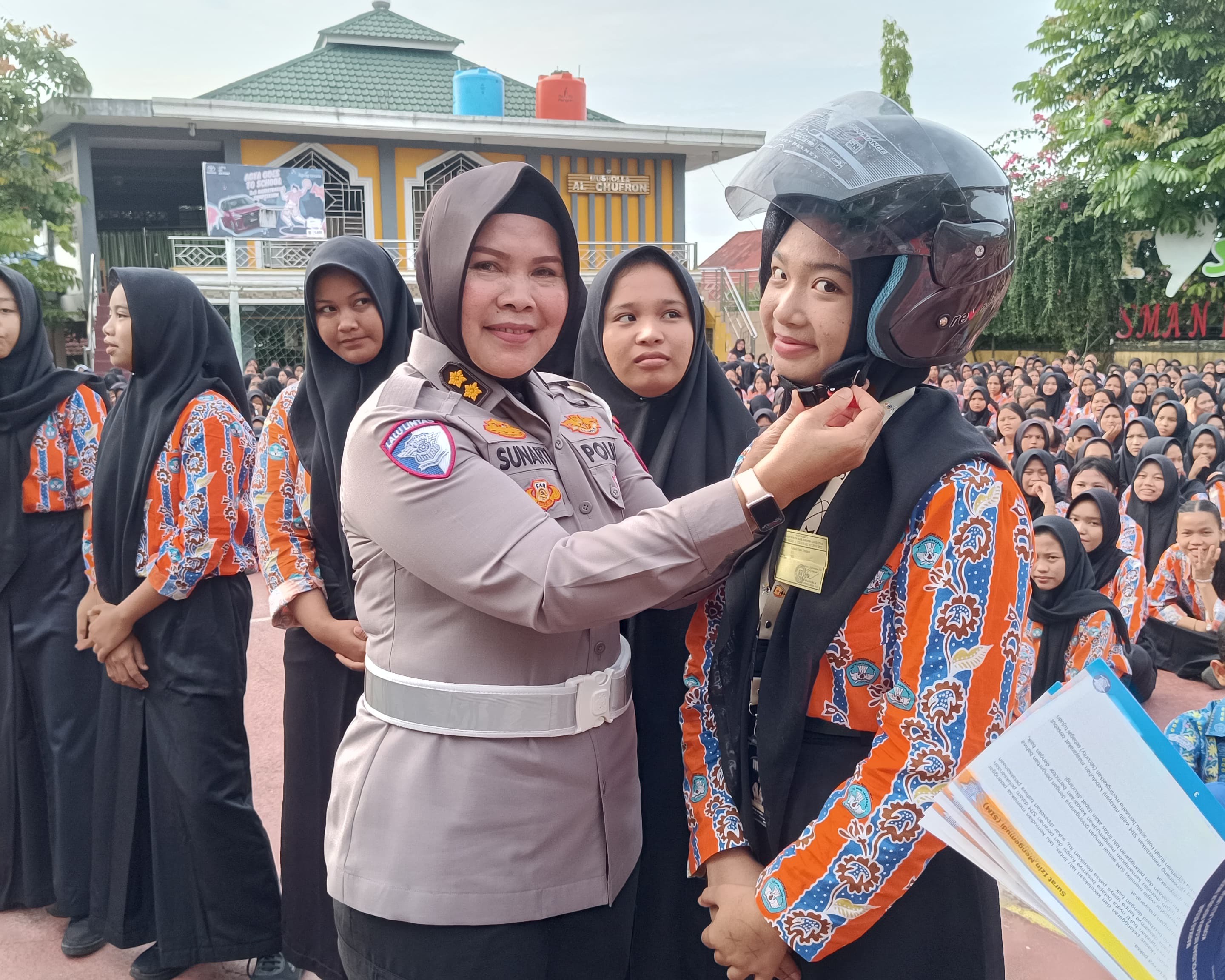 Program Police Goes To School, Ditlantas Polda Riau Gencar Laksanakan Kampanye Keselamatan
