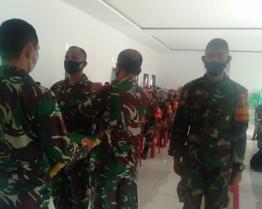 Pasi Ops Kodim 0301/PBR Menutup Kegiatan Latnis Ter Kodim 0301/PBR TA 2021