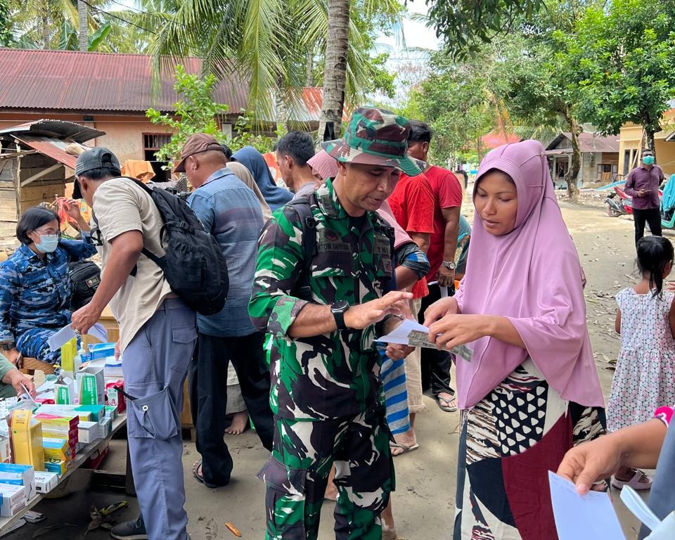 Pangkodau I: Tim Kesehatan TNI AU Gerak Cepat Beri Pelayanan Medis Pasca Bencana Alam
