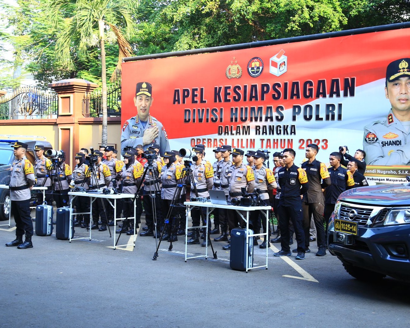 Kadiv Humas Tekankan Beberapa Hal Saat Gelar Apel Kesiapsiagaan Satgas Humas Polri Pengamanan Nataru