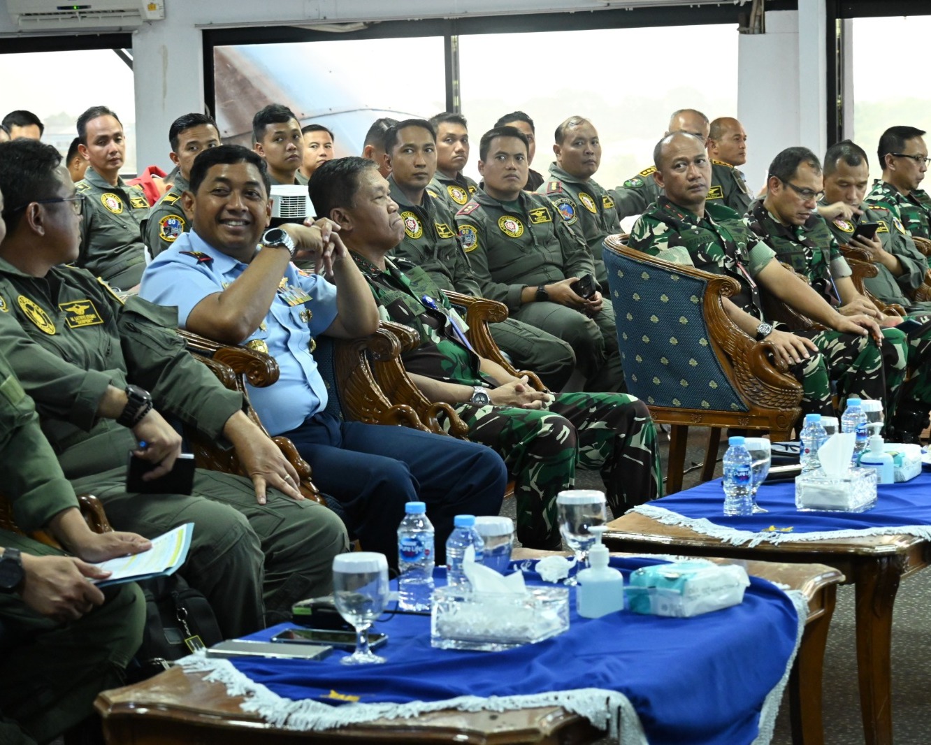Pangkoopsud I Hadiri Briefing Kesiapan Tim Demo Udara HUT Ke-80 RI