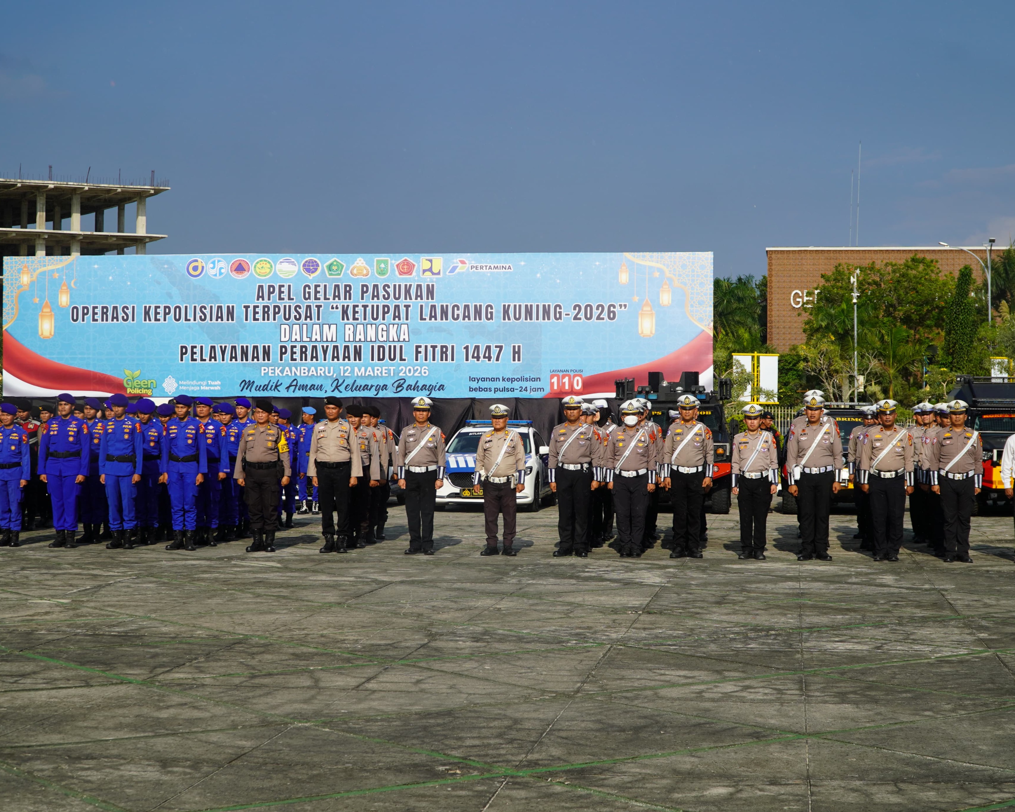 Polda Riau Kerahkan 3.815 Personel Dalam Operasi Ketupat Lancang Kuning 2026, Pengguna Jalan Tol Diimbau Utamakan Keselamatan