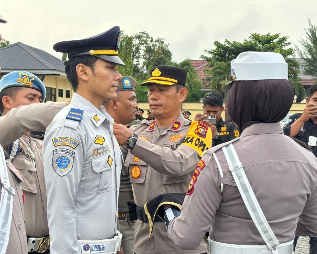 Polres Inhu Gelar Apel Operasi Keselamatan Lancang Kuning 2026, Ini Tema Dan 9 Target Prioritas