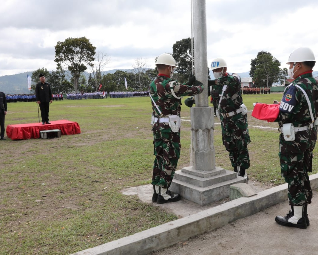 Bupati Tapanuli Utara Pimpin Upacara Memperingati Hari Pahlawan 10 November 2022
