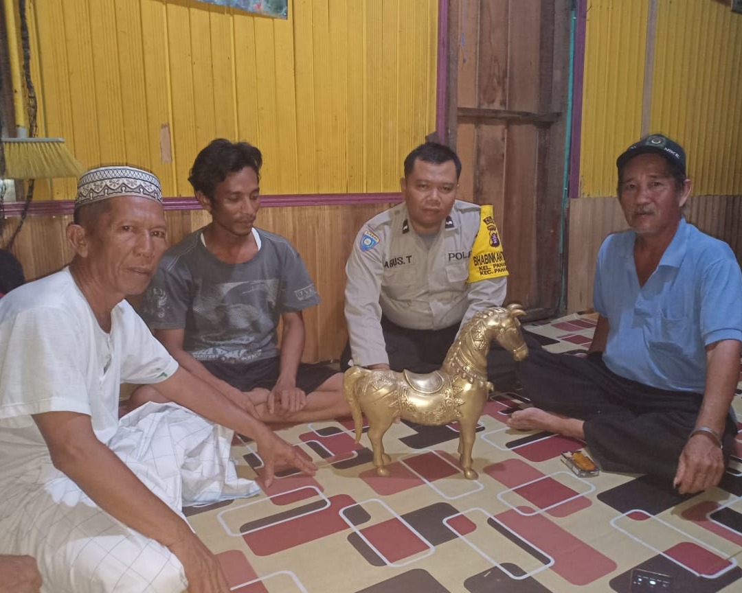 Heboh,  Warga Temukan Patung Kuda Terbuat dari Kuningan di Sungai Kahayan