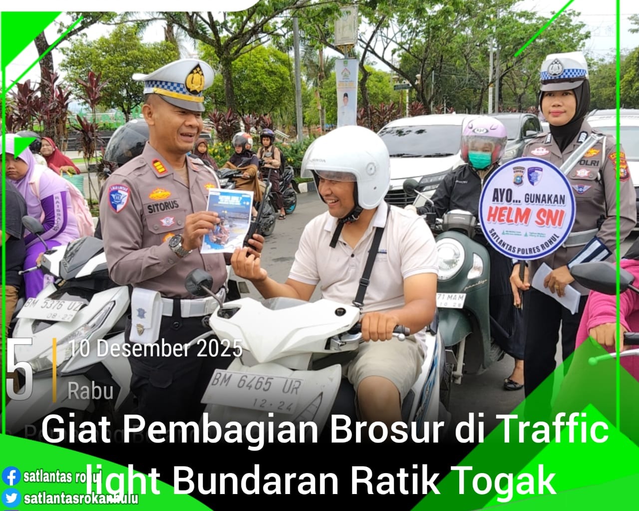 Satlantas Polres Rohul Perkuat Pengamanan Lalu Lintas Lewat Strong Point, Patroli R2 Tim Raicet, Dan Patroli Blue Light Siang