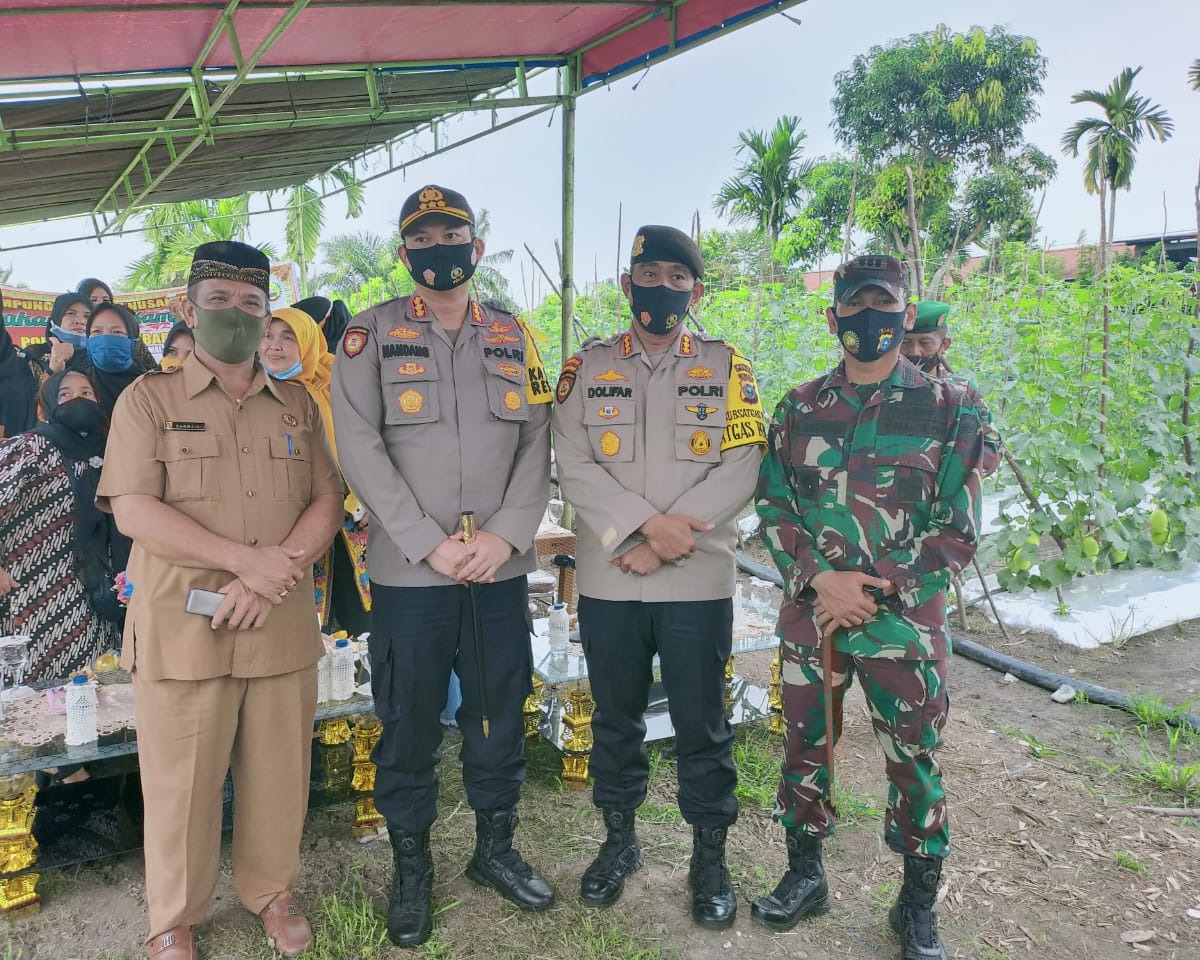 Dandim 0301/PBR Bersama Forkompinda Mengikuti Kegiatan Dialog Interaktif Kabaharkam Polri Terkait Kampung Tangguh, Penanganan Covid-19 Tahun 2020