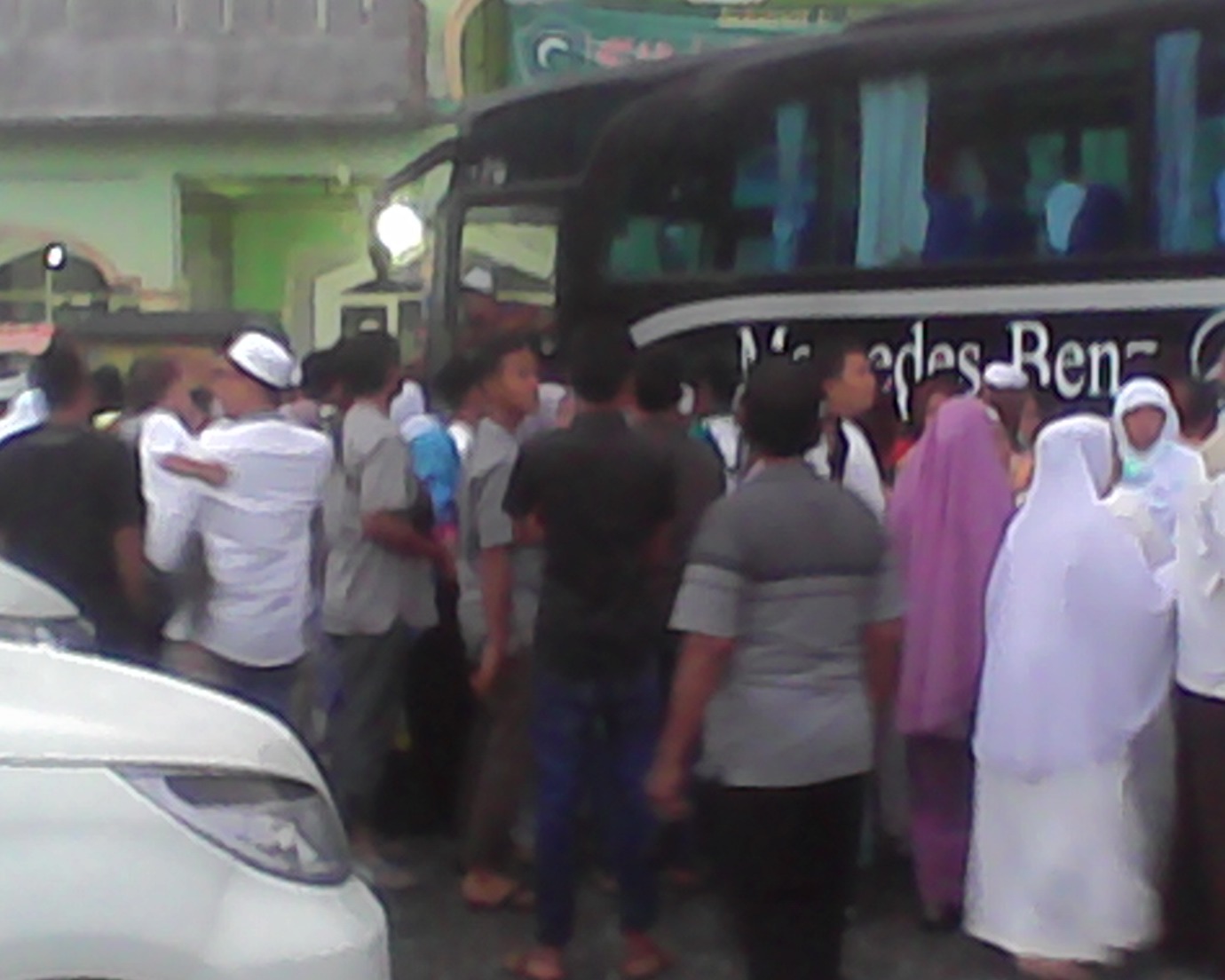 Kembalinya Rombongan Haji Labuhan Batu Utara, Penuh Haru