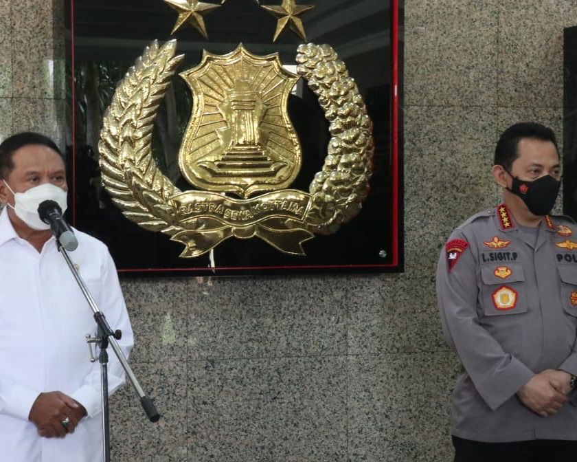 Disambangi Menpora, Kapolri Bahas Kegiatan Olahraga Bisa Terlaksana Disaat Pandemi