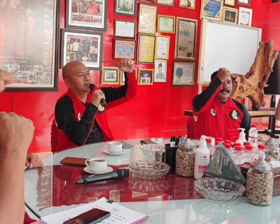 Bupati Berikan Motivasi Dan Berangkatkan Kontingen Kei Shin Kan Tapanuli Utara Mengikuti Kejurda, Ujian Serta Pelantikan Pengurus KSK Se Sumatera Utara