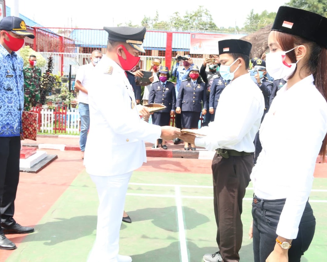 Bupati Taput Pimpin Upacara Pemberian Remisi Umum di Rutan Kelas IIB Tarutung