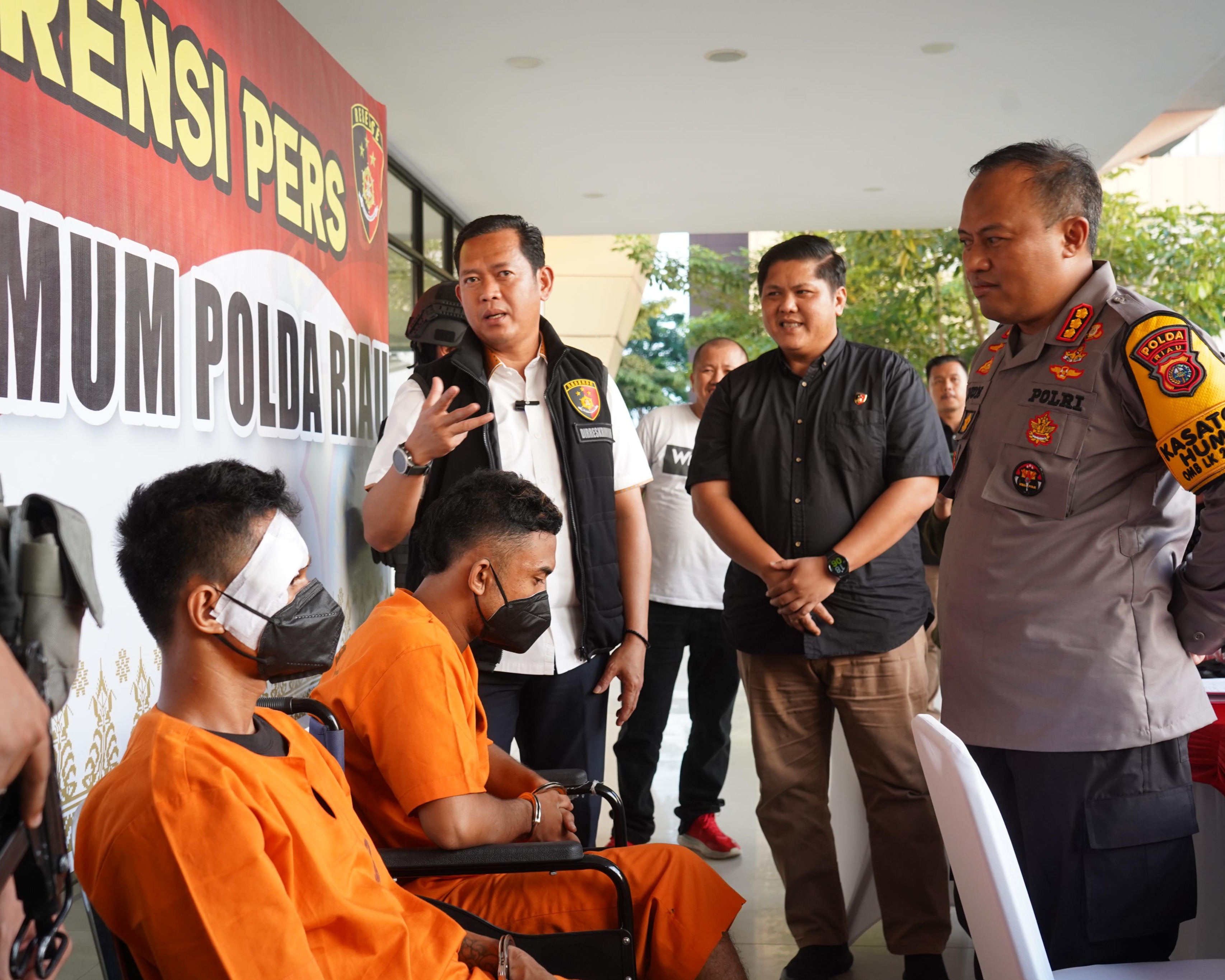 Polisi Tangkap 2 Residivis Pencurian Mobil Dengan Modus Pecah Kaca Di Kota Pekanbaru