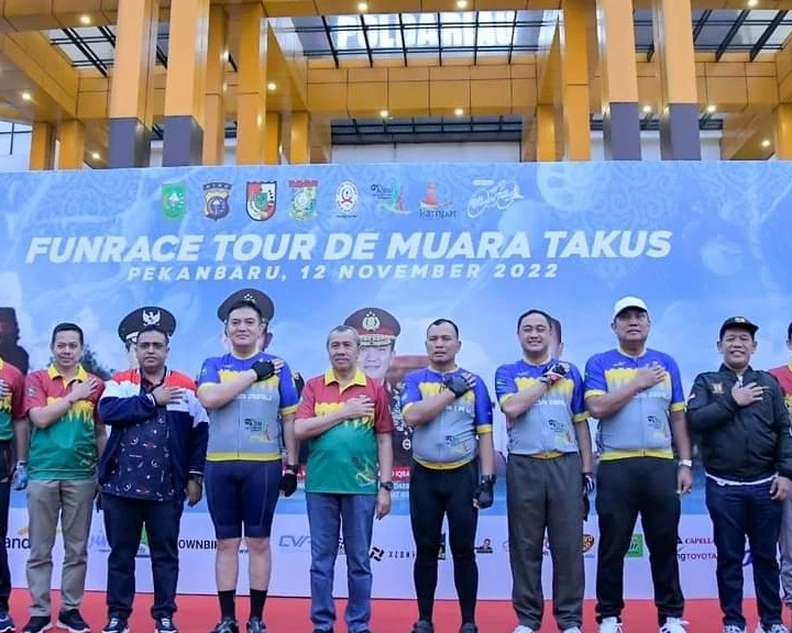 Buka Funrace Tour De Muara Takus, Kapolda Irjen Pol Moh Iqbal: Tonggak Bangkitnya Ekonomi Dan Pariwisata Riau