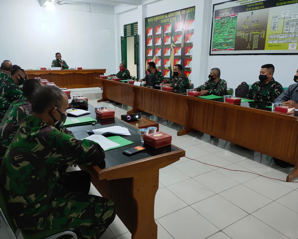 Kedatangan Tim Pusterad Di Terima Langsung Oleh Dandim 0301/PBR Kolonel Inf Edi Budiman., S.I.P., M.I.P