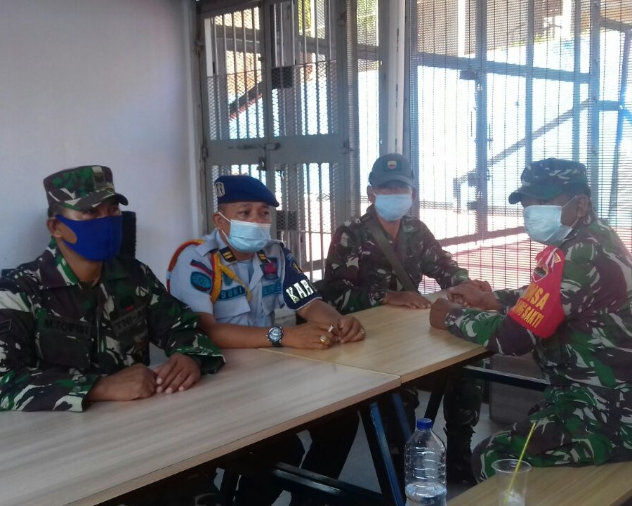 Memasuki Lebaran Ke-2, Personil Kodim 0301/Pekanbaru Laksanakan Giat PAM di Rutan Sialang Bungkuk