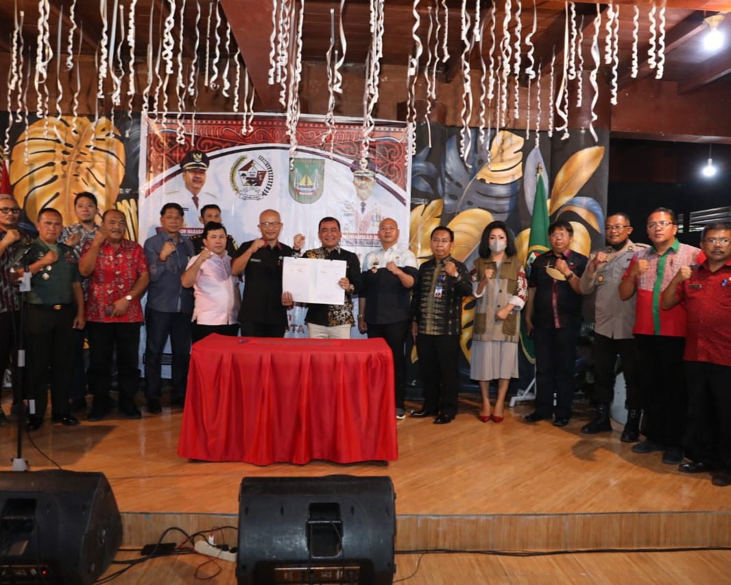 Bupati Taput Launching Kerja Sama Perdagangan Komoditi Pertanian