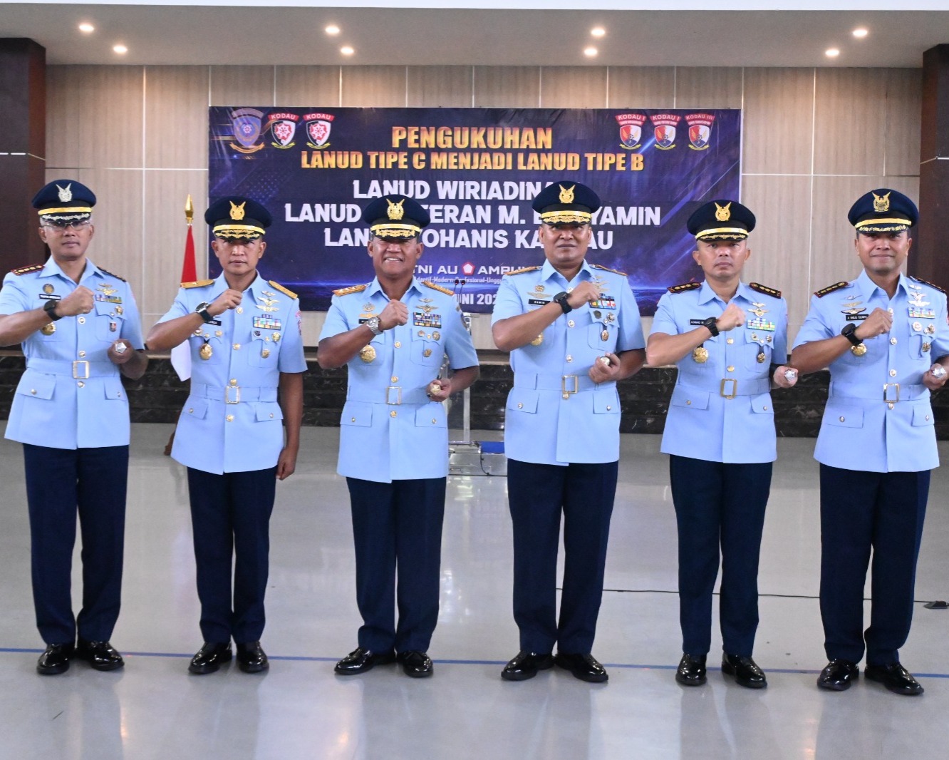 Pangkoopsudnas: Peningkatan Status Lanud adalah Bentuk Kepercayaan Dan Amanah Dari Pimpinan TNI AU