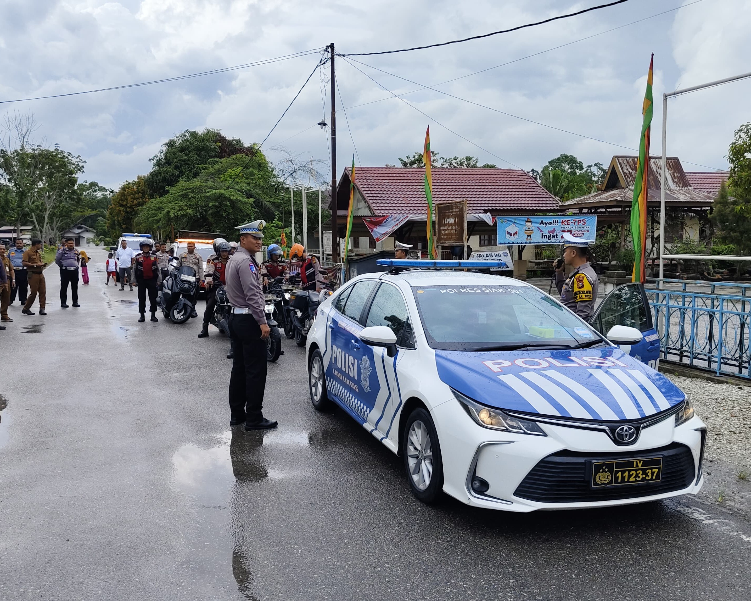 Dukung Kelancaran Pelaksanaan Event Tour De Siak 2024, Satlantas Polres Siak Siapkan Skema Rekayasa Lalulintas