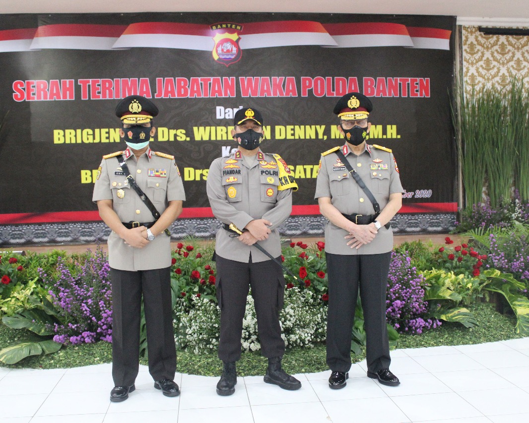 Kapolda Banten Irjen Pol. Drs. Fiandar Pimpin Sertijab Wakapolda Banten