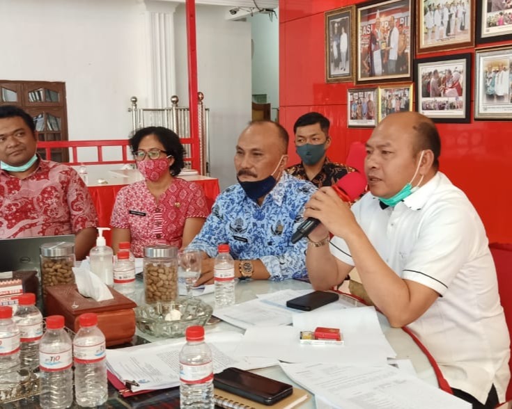 Bupati Taput Ekspos Persiapan Taput Menuju Smart City Di Hadapan Assessment Kementerian Kominfo Melalui Zoom Meeting