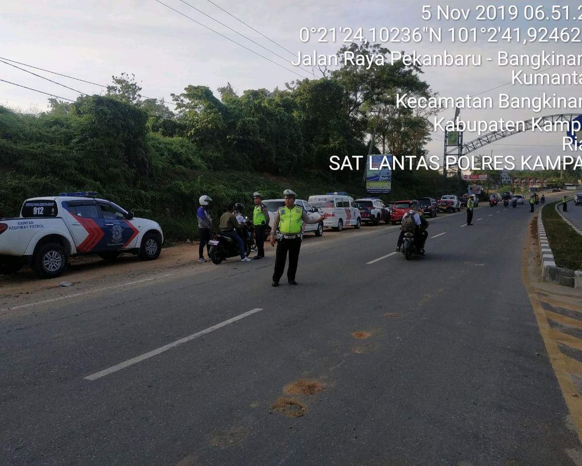 Selama Operasi Zebra Muara Takus 2019, Jajaran Polres Kampar Tilang 1.640 Pelanggar