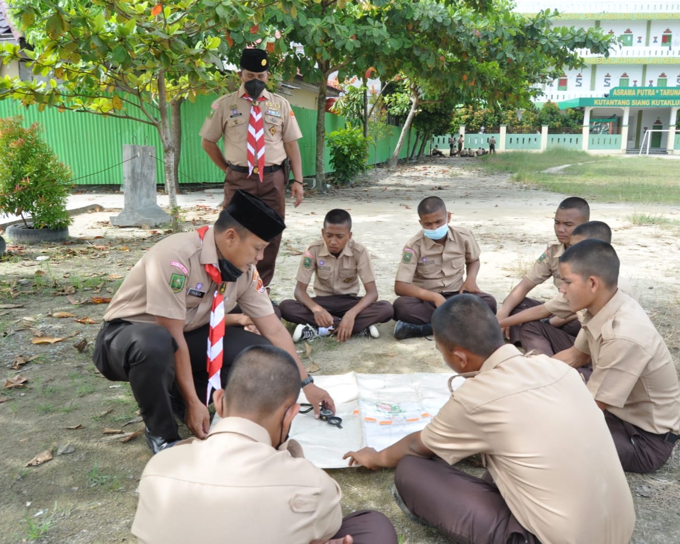 Pasiter Kodim 0301/PBR Membuka Kegiatan Pembinaan Pramuka Saka Wira Kartika