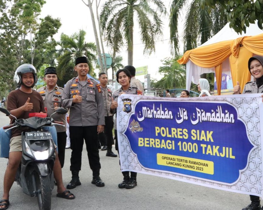 Melatih Semangat dan Motivasi Saling Berbagai Selama Bulan Suci Ramadhan 1444 H/2023 M, Polres Siak Gelar 'Serbu Iman'