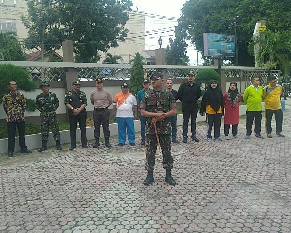 Kodim 0301/Pekanbaru Laksanakan Kegiatan Karya Bakti Pembersihan Rumah Ibadah Dalam Rangka Hari Juang Kartika Tahun 2019