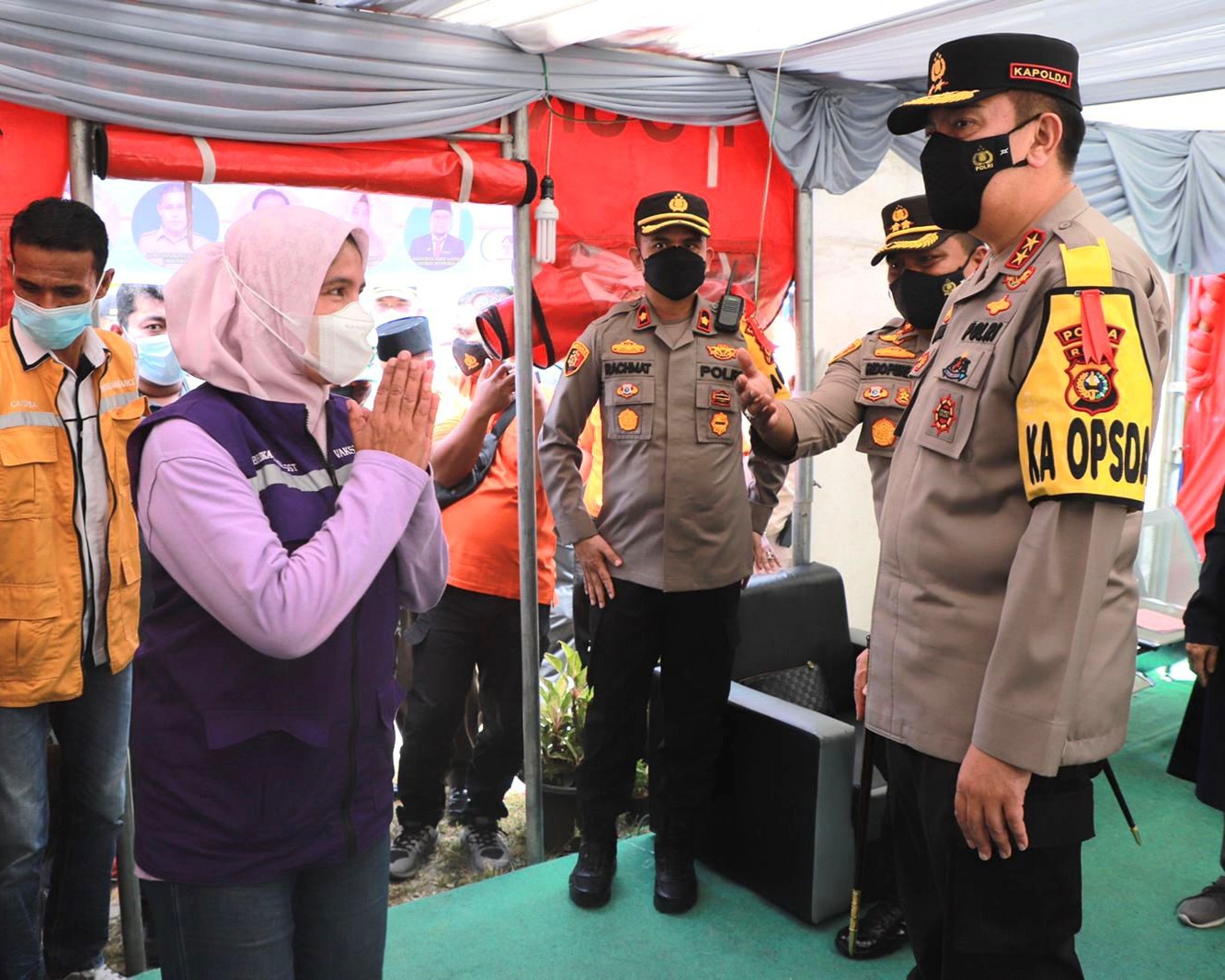 Personel Kita Sangat Siap, Tegas Kapolda Riau Saat Tinjau Pos Terpadu Perbatasan Riau - Sumbar