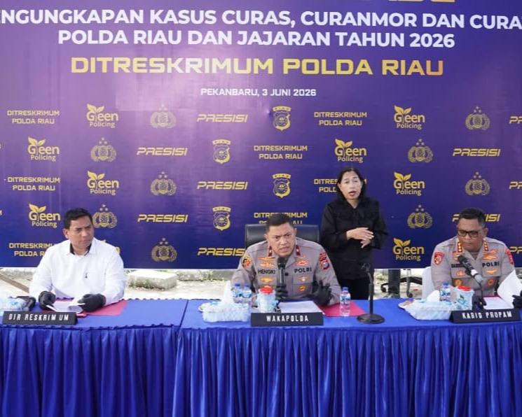 Polda Riau Bongkar 1.333 Kasus Kejahatan Jalanan, 525 Tersangka Diamankan