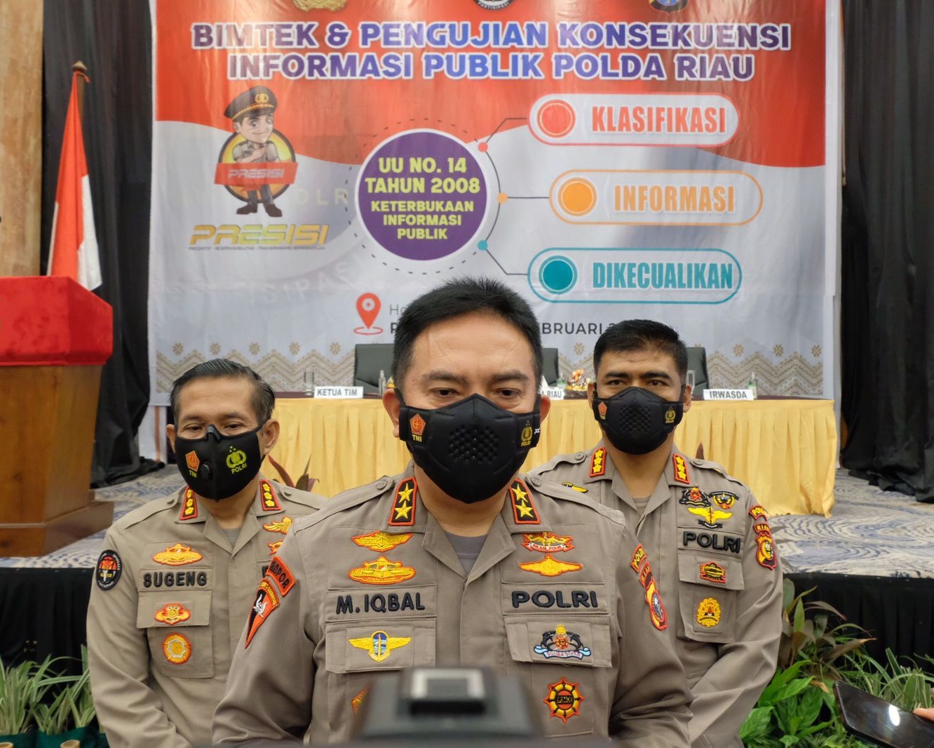 Buka Bimtek Dan Pengujian Konsekuensi Informasi Publik, Kapolda Riau Irjen Pol M Iqbal: Pahami Teknis, SOP, Serta Langkah Kongkret Penerapan UU Keterbukaan Informasi Publik