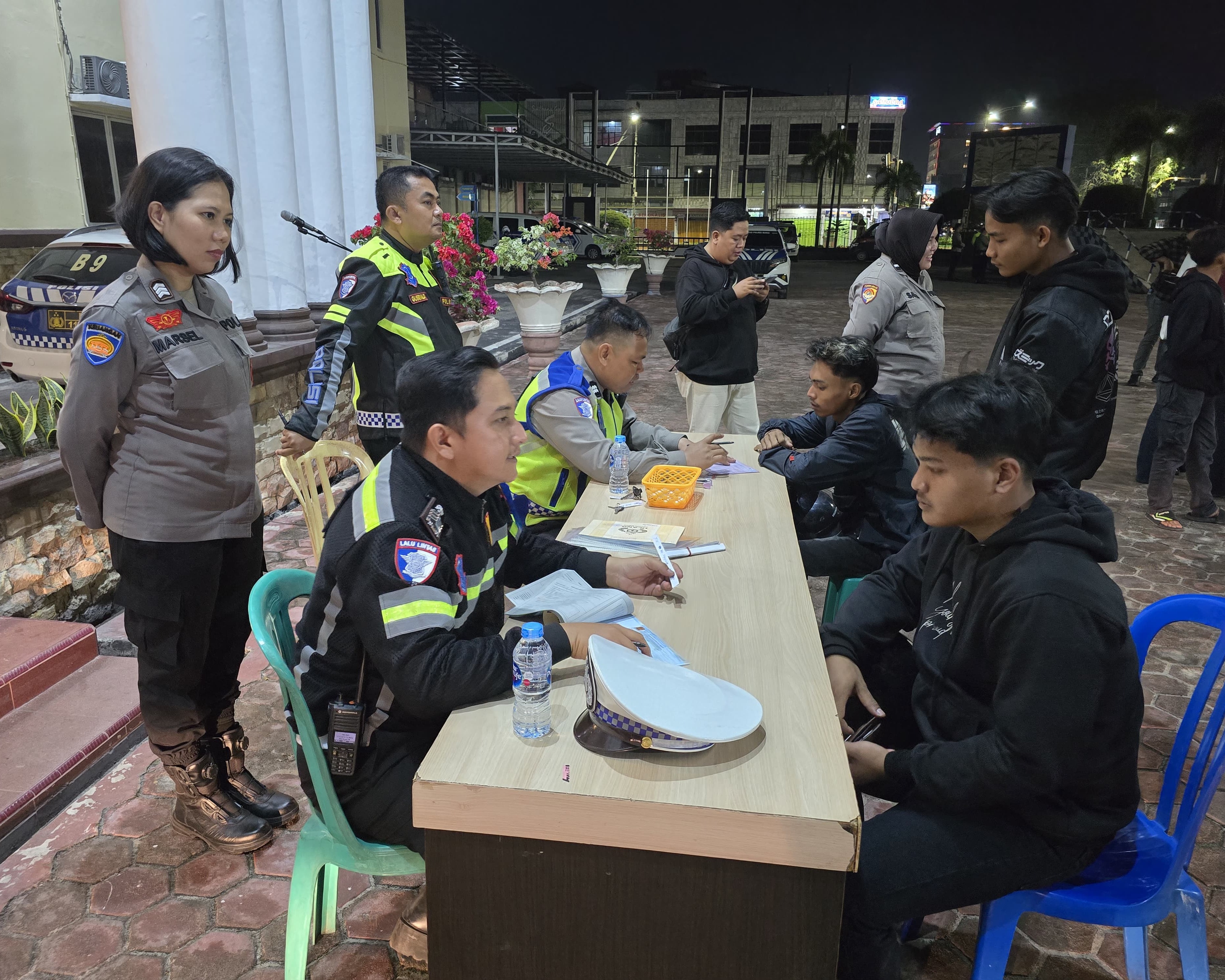 Polres Dumai Gelar Razia Balap Liar Dalam Rangka Operasi Keselamatan Lancang Kuning 2026, 42 Motor Diamankan