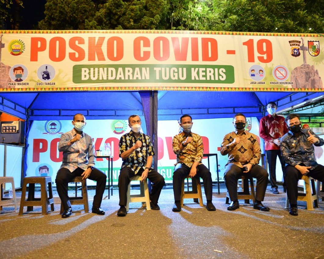 Gubri Bersama Forkopimda Lakukan Sosialisasi Penerapan Prokes Covid-19 di Pusat Kuliner