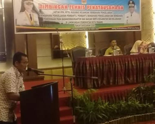 BPKAD Kota Padang Gelar Bimtek Penata Usahaan