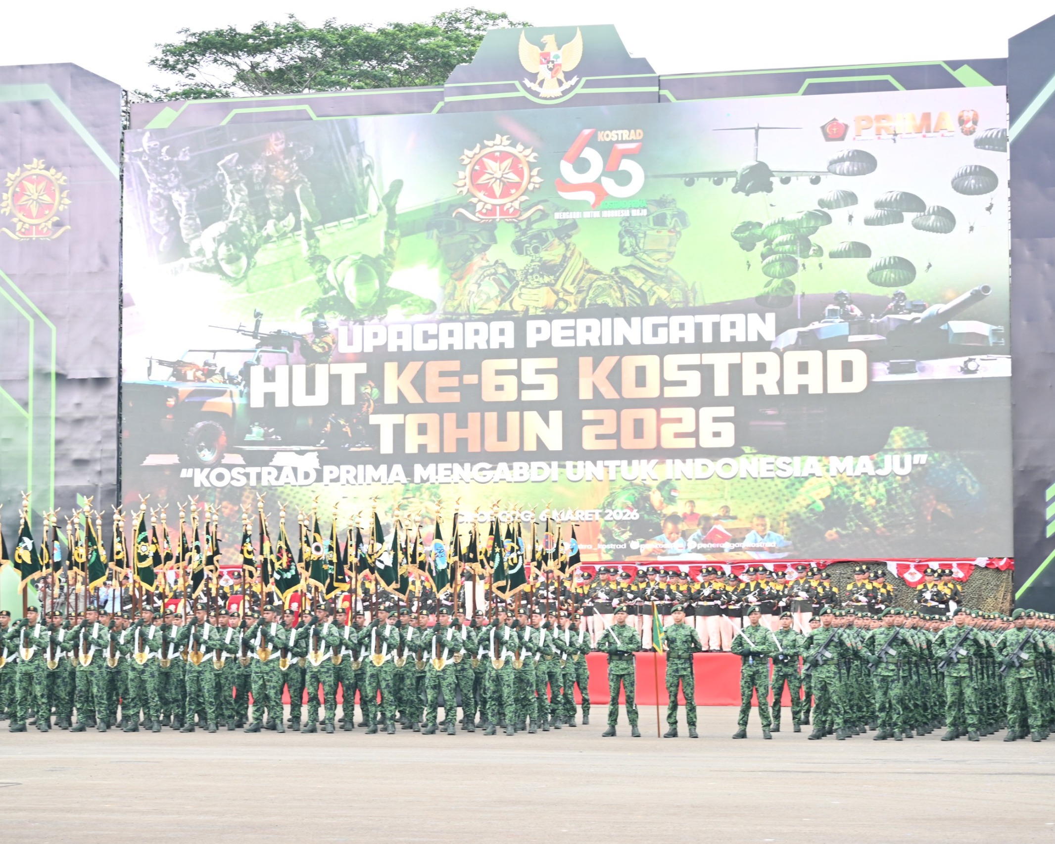 Panglima Kodau I Hadiri HUT Ke-65 Kostrad