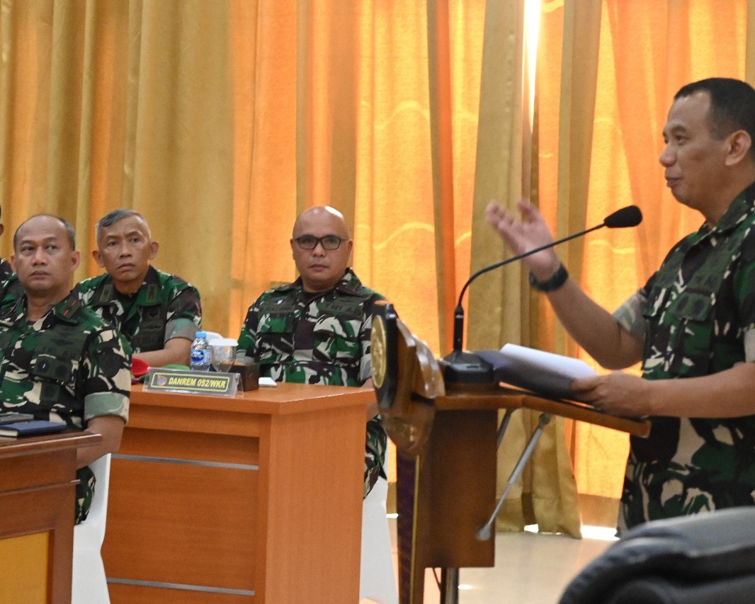 Pangkoopsud I Hadiri Taklimat Awal Audit Itjen TNI