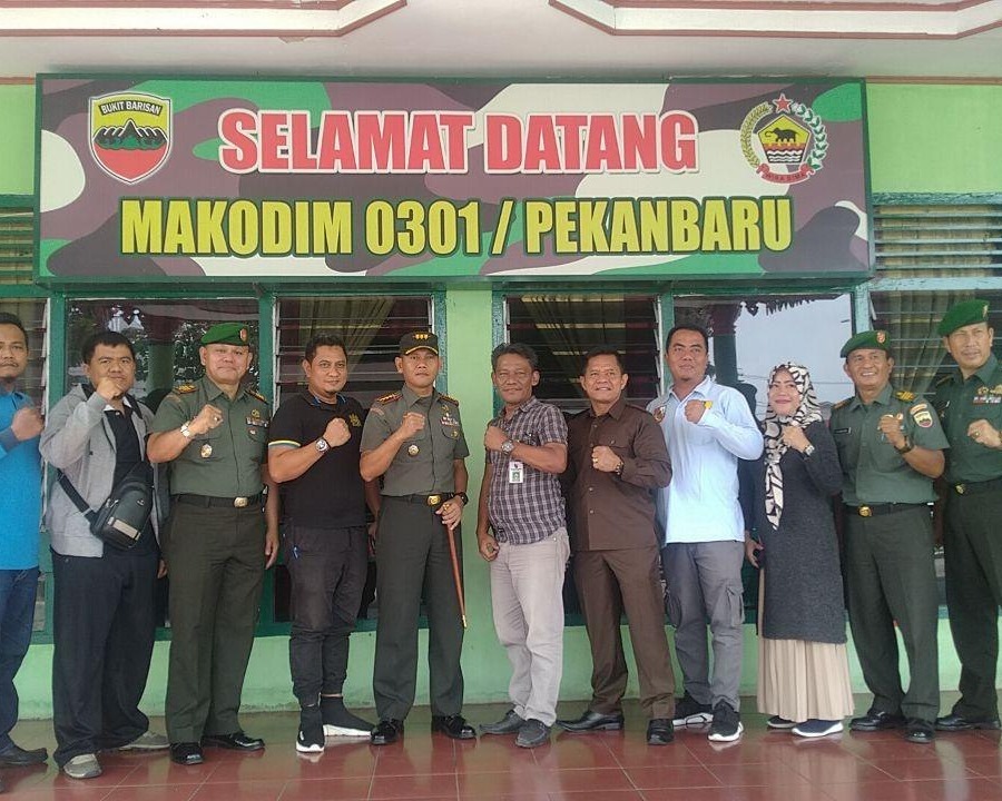 Dandim 0301/Pekanbaru Pimpin Rapat Awal Tentang Koordinasi Sasaran TMMD Ke 108 Tahun TA 2020