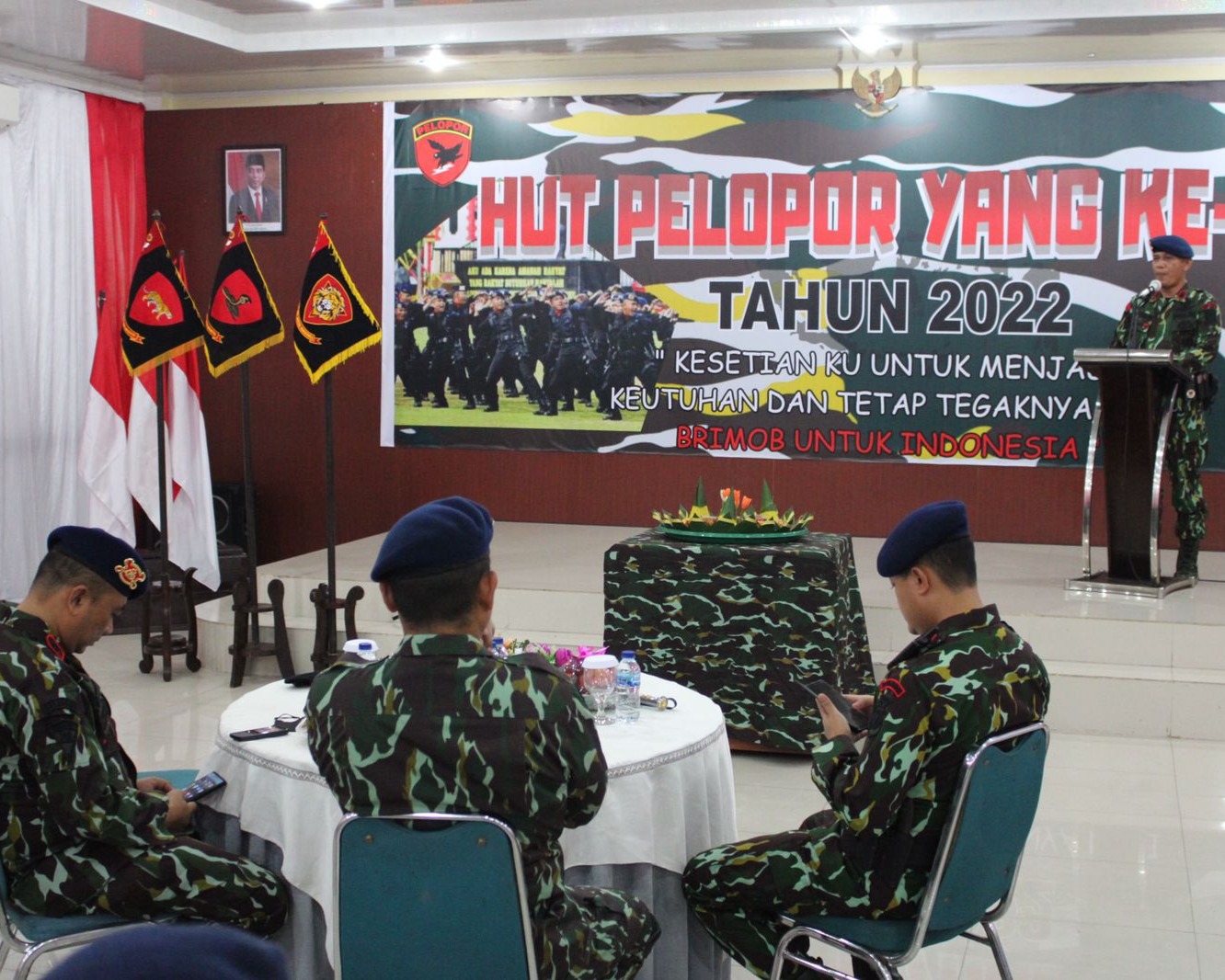 Syukuran HUT Pelopor Ke-63, Dansat Brimob Polda Riau: Tingkatkan Disiplin, Jiwa Korsa, Semangat Juang Dan Loyalitas