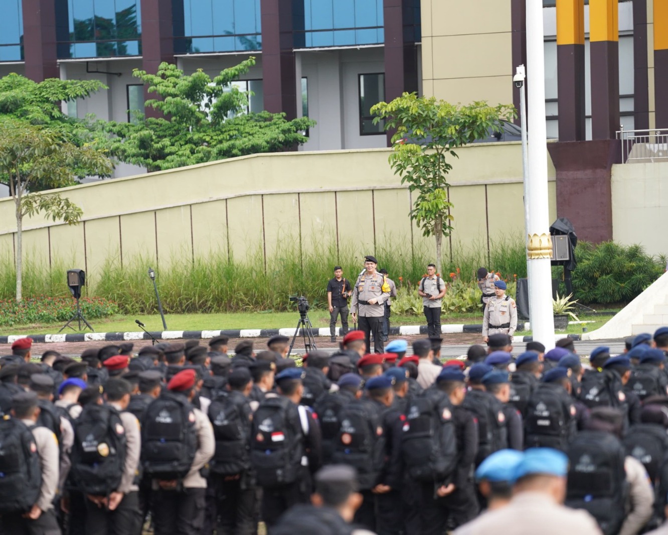 Apel Penerimaan Personel BKO Pasca PAM TPS Pemilu Tahun 2024, Kapolda Riau Apresiasi Dedikasi Personel
