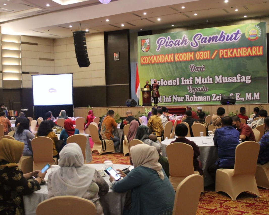 Acara Malam Pisah Sambut Dandim 0301/Pekanbaru Bersama Unsur Forkopimda