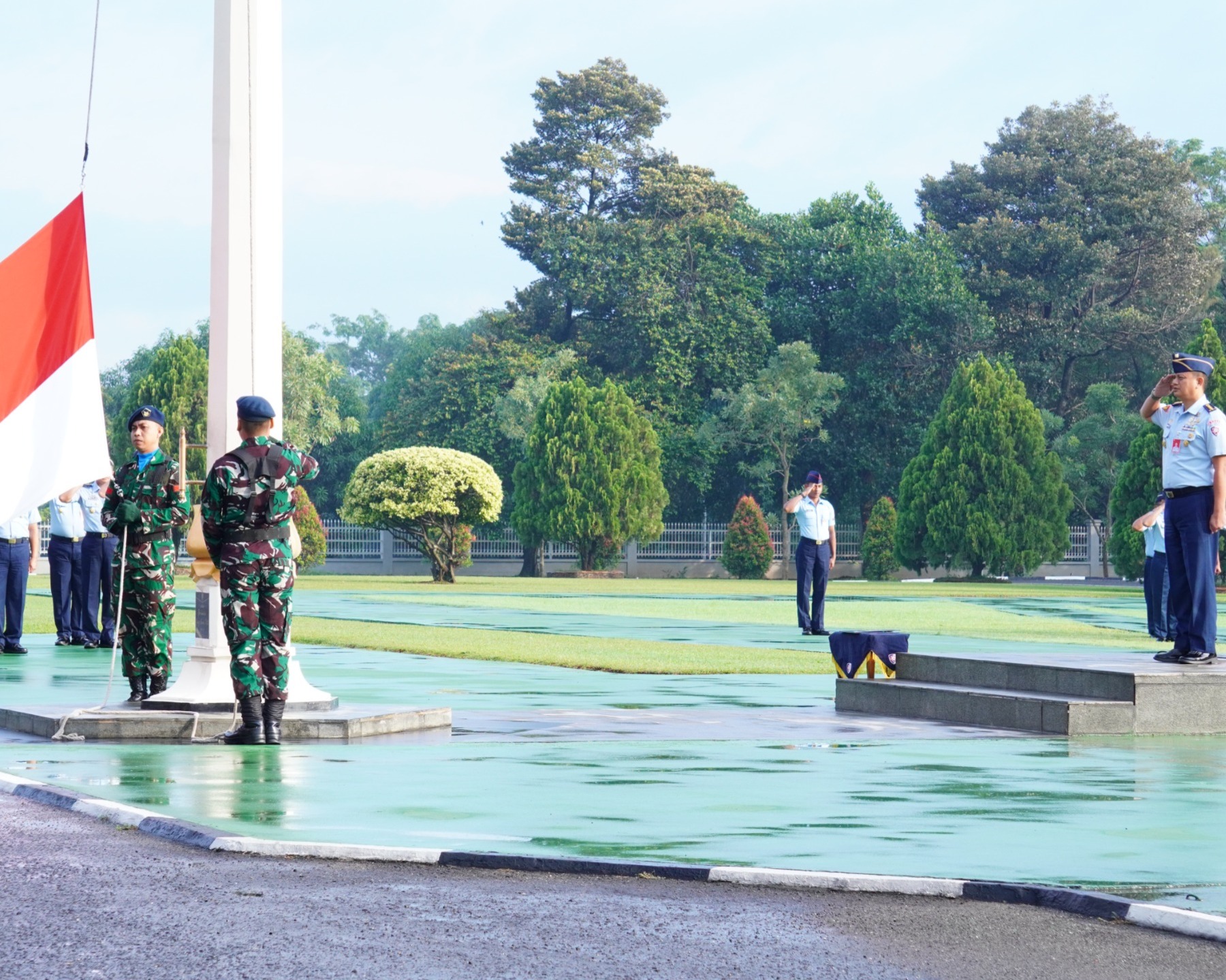 Sahli Bidang Turdara: Upacara Bendera  Bentuk Karakter Prajurit