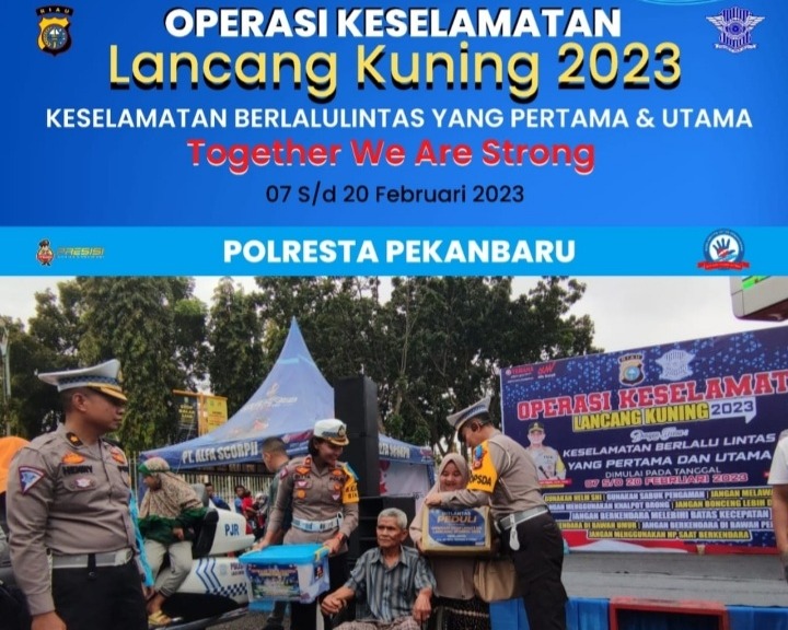 Gelorakan Kampanye Keselamatan Berlalu Lintas di Area CFD, Satlantas Polresta Pekanbaru Tampilkan Dongeng Lalu Lintas